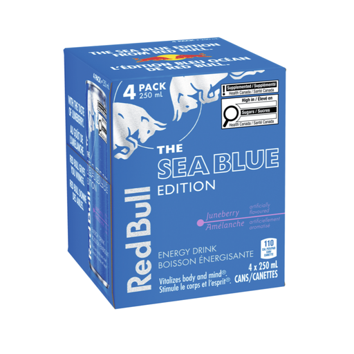 [MAY-14875] Sea Blue Energy Drink 4 x 250 ml