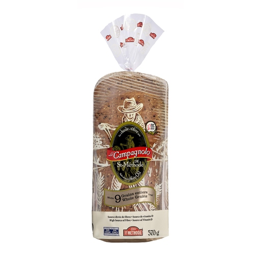 [MAY-31035] Pain italien 9 grains 570 g