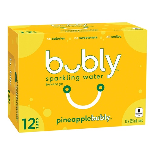 [MAY-35238] Pineapple Sparkling Water 355 ml x12