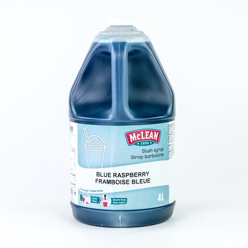 [MAY-36016] Sirop barbotine framboise bleue 4 L