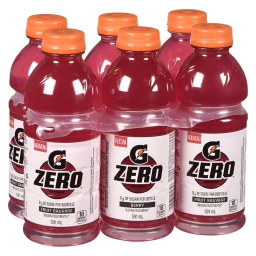 [MAY-40277] Boisson sportive fruits sauvages zéro calorie 591 ml x6