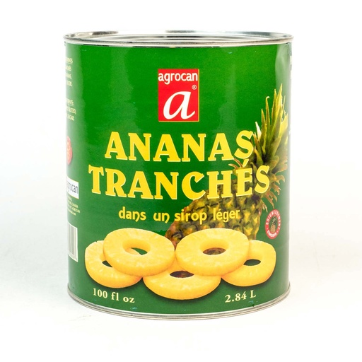 [MAY-41772] Ananas tranché dans un sirop léger 2,84 L