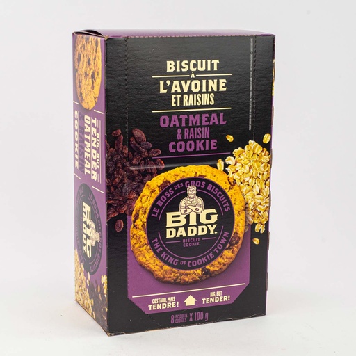 [MAY-41992] Biscuits avoine et raisins 8 x 100 g
