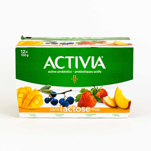 [MAY-42850] Lactose Free Strawberry Blueberry Peach Mango Yogourt x12
