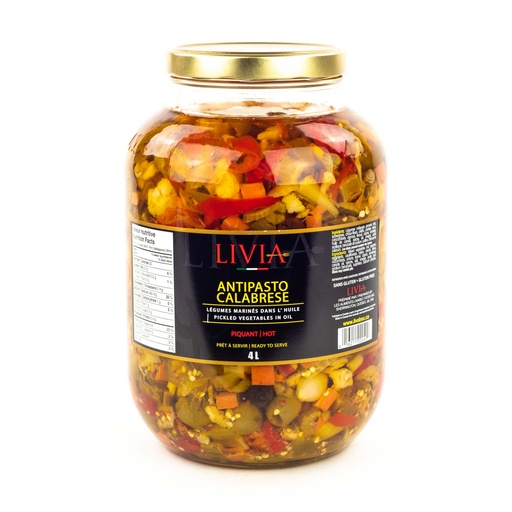 [MAY-48428] Antipasto calabrese piquant 4 L
