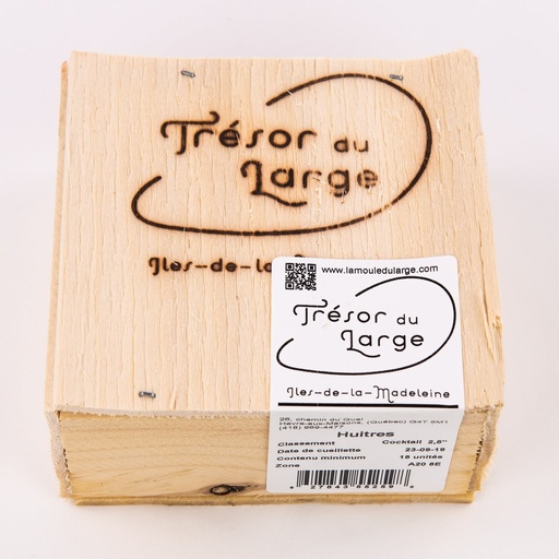 [MAY-53981] Huîtres Trésor du Large x18